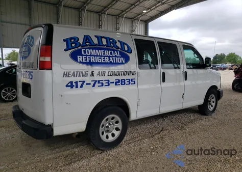 2014 Chevrolet Express G1500 from USA, damaged, VIN 1GCSGAFX4E1129066